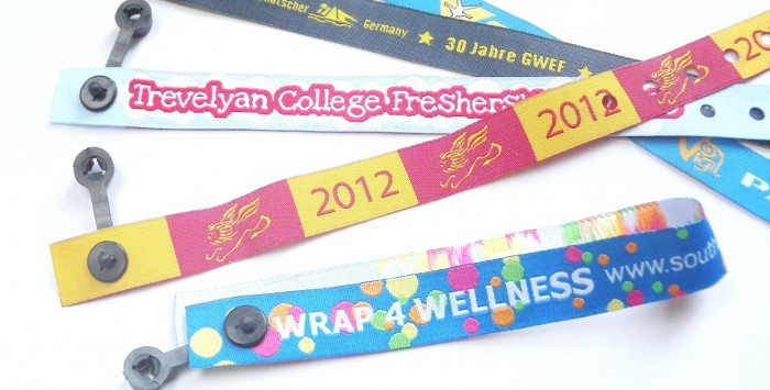 Fabric Wristbands with Clip