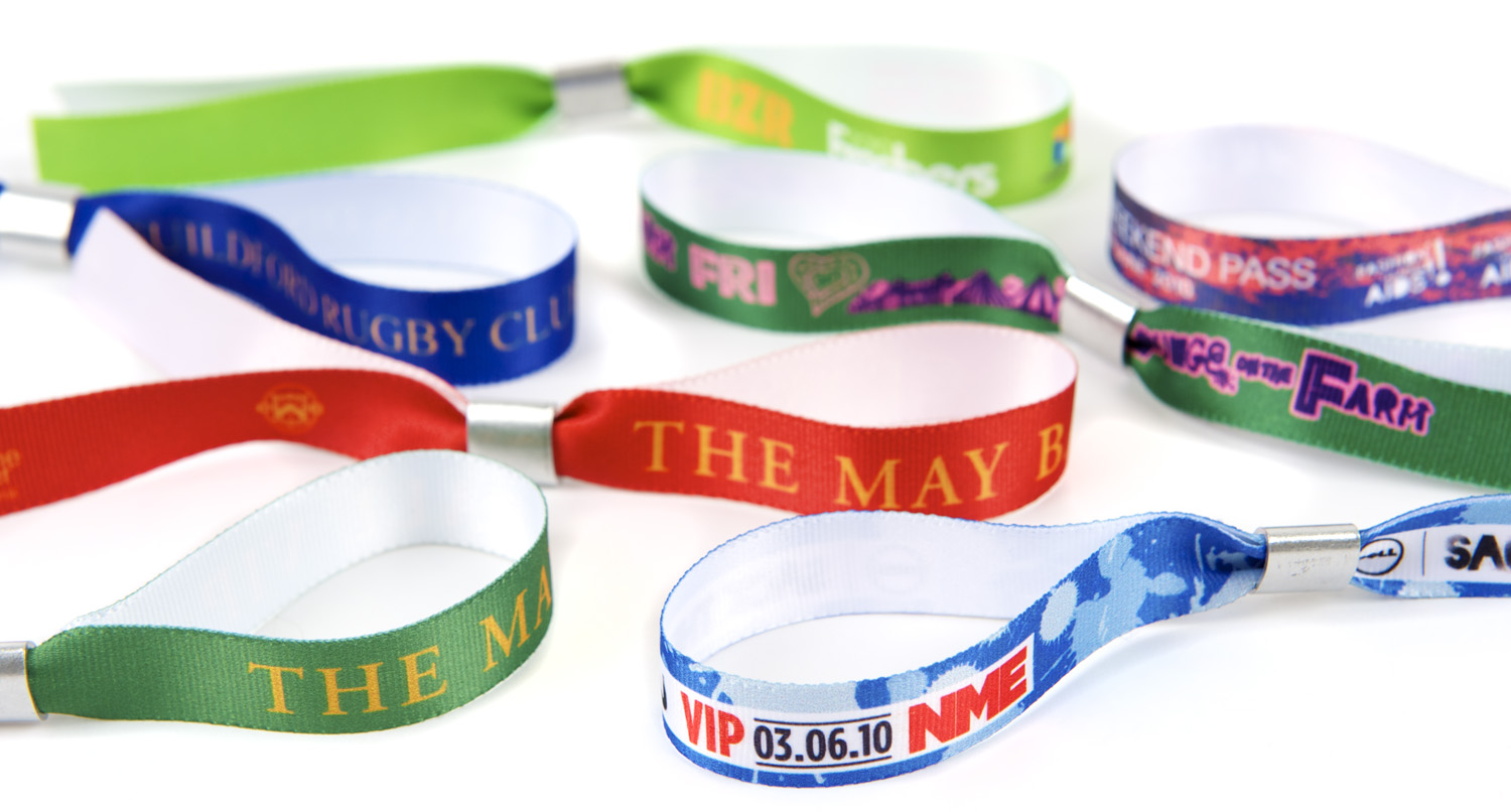 Fabric security wristbands