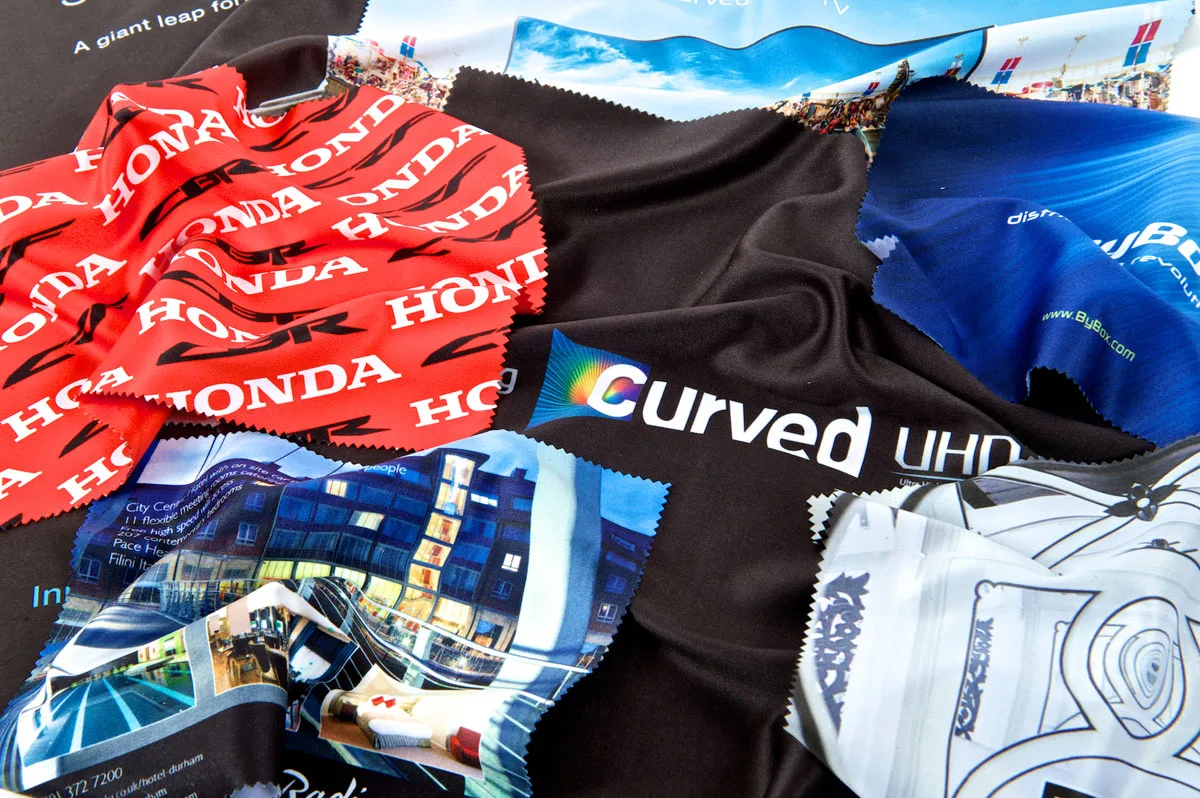 5 types of personalised microfibre cloths for branding and promotions