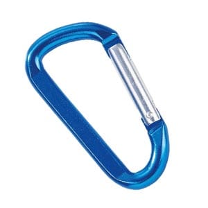 Carabiner clips for lanyards
