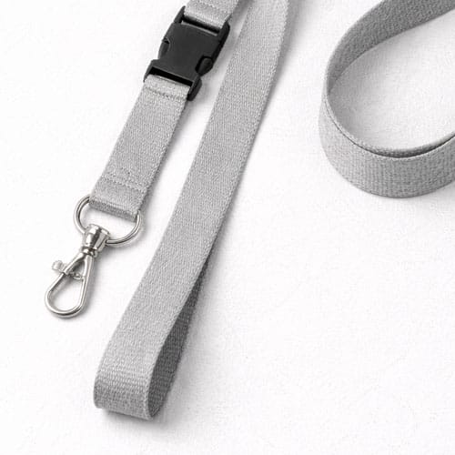 Cotton designer lanyards (for tactile, understated branding)