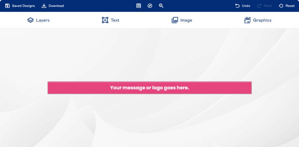 Design your own wristbands online with ease. Create and preview your wristbands before ordering. Choose colours, add text, upload logos or artwork, and create your perfect wristband design on screen to order now or save for later. 