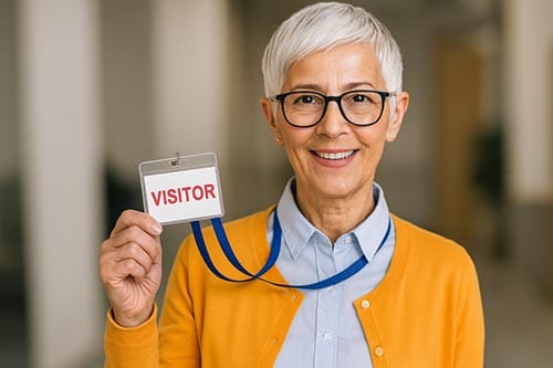 Clips for everyday staff and visitor ID lanyards
