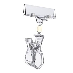 Plastic card gripper clip