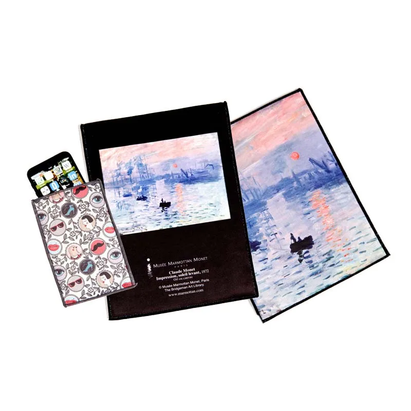 Promotional microfibre foam pouches – full colour custom printed, multiple sizes