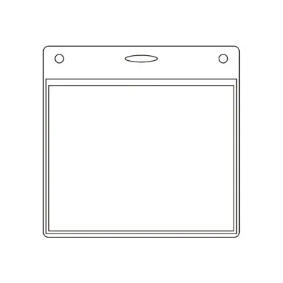 A6 Verticale Extra Grote Portret Clear ID Badge Kaarthouders Plastic Pocket Pass Houders Insert Maat 152 x 108mm (Pack 10) voor Werk, A6 ID Badge Houder PCL Media Ltd