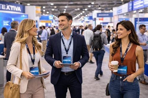 Promotional lanyards for exhibitions