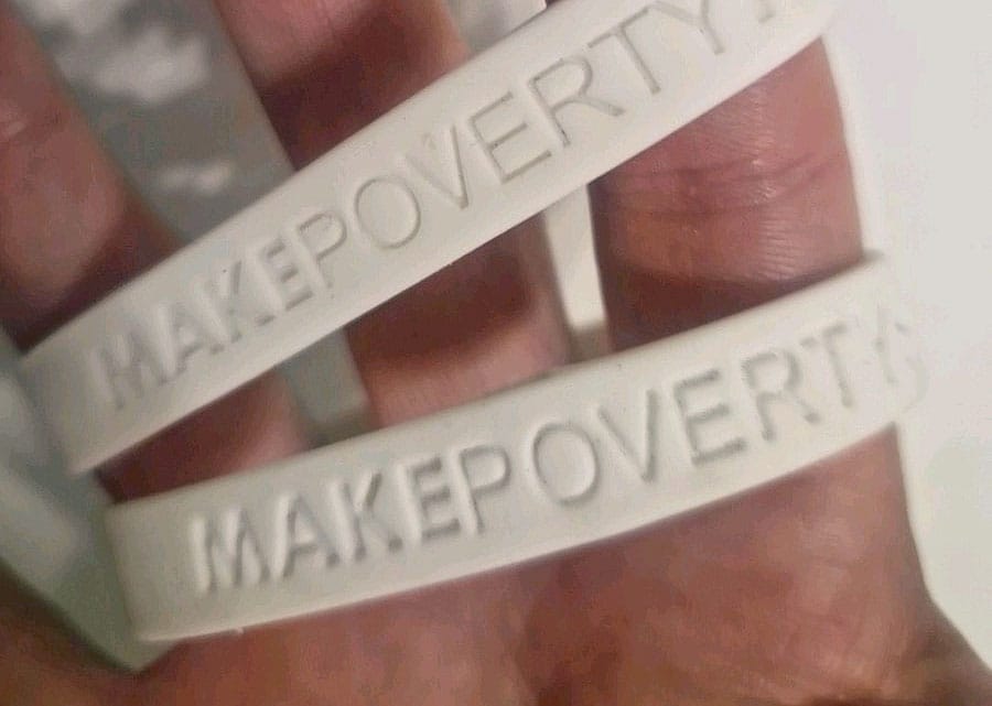 The white Make Poverty History fundraising wristbands are seen as a cultural marker of the 2000's.